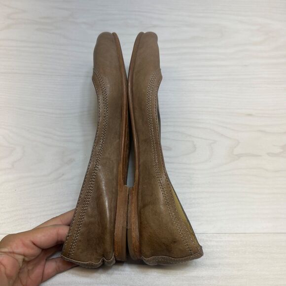 Frye Women Carson Leather Loafer Slip on flats shoes ballet size 9.5B - Picture 3 of 9